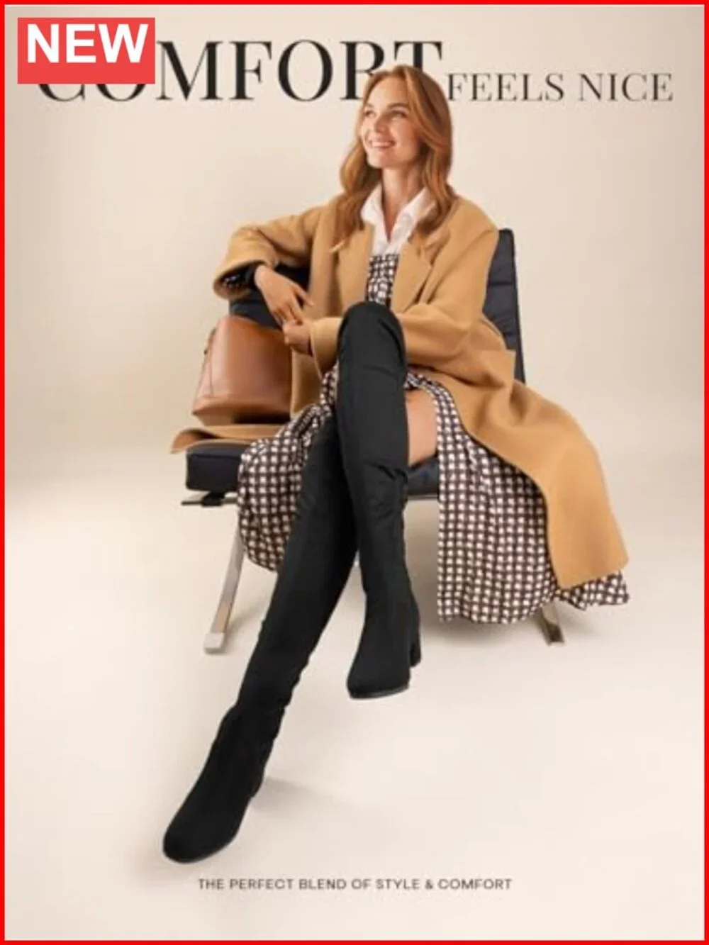DREAM PAIRS Women's Over The Knee Thigh High Faux Suede Boots